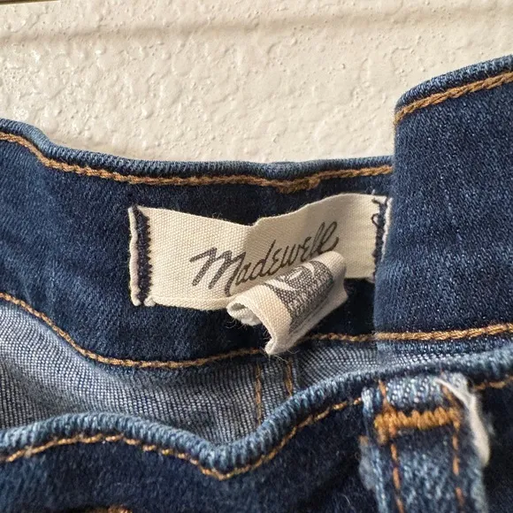 Madewell 10&quot; High-Rise Skinny Jeans dark wash size 28