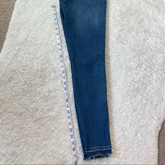 MADEWELL 10&quot; High-Rise Skinny Jeans Wash: Button-Front TENCEL™ Denim Edition