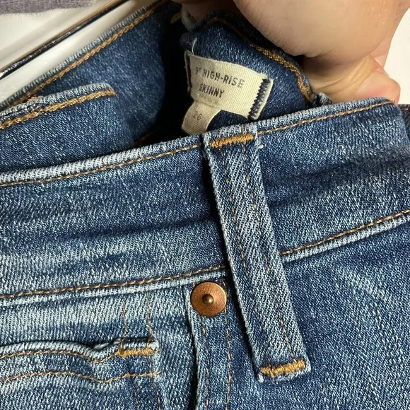 Madewell 9” High Rise Skinny Jeans Size 26