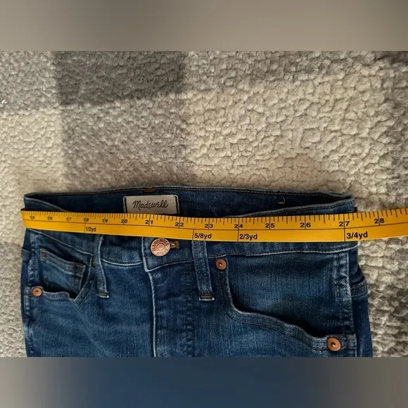 Madewell 9” High Rise Skinny Jeans Size 26