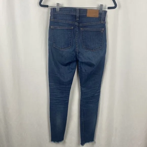 Madewell 9&quot; High-Rise Skinny Jeans: Destructed Edition