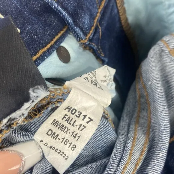 Madewell 9&quot; High-Rise Skinny Jeans: Destructed Edition
