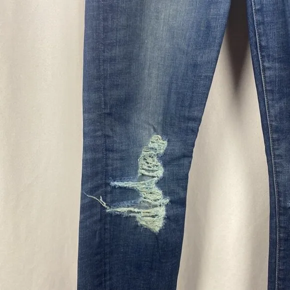 Madewell 9&quot; High-Rise Skinny Jeans: Destructed Edition