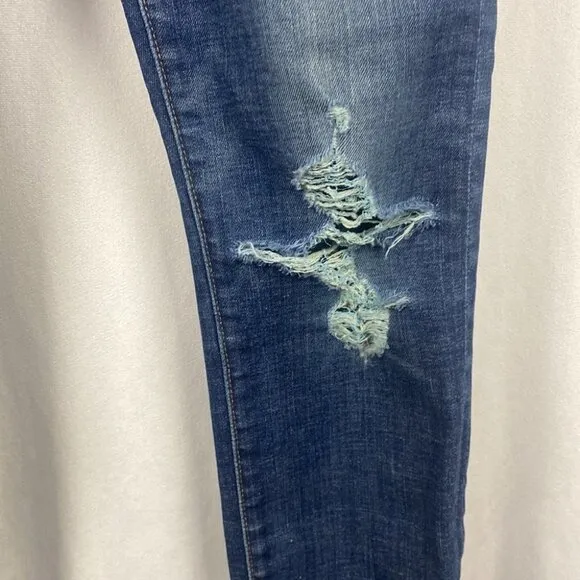 Madewell 9&quot; High-Rise Skinny Jeans: Destructed Edition