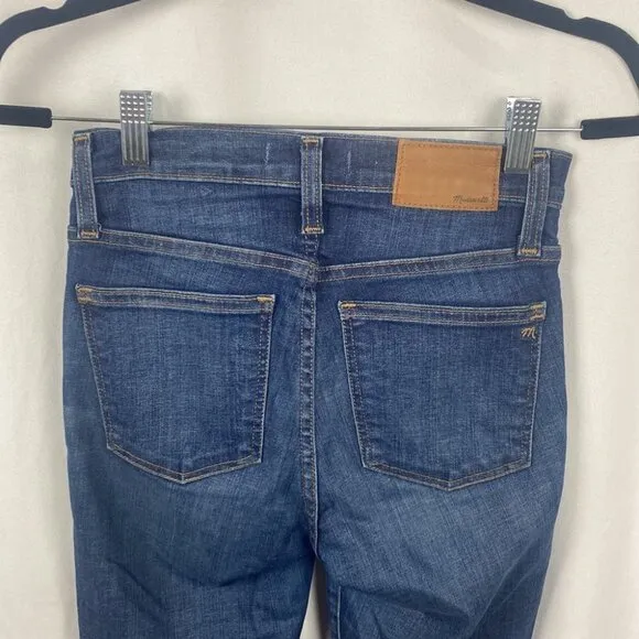 Madewell 9&quot; High-Rise Skinny Jeans: Destructed Edition
