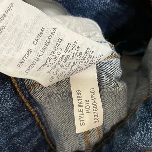 Madewell 9&quot; High-Rise‎ Skinny Jeans in York Wash Rip and Repair Edition S…
