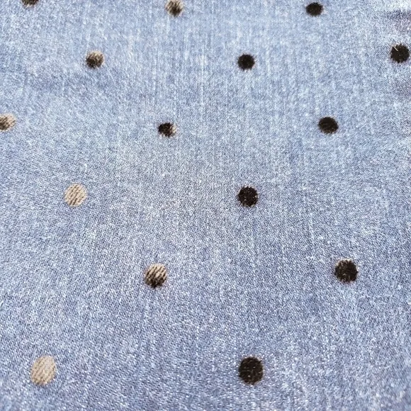 Madewell 9&quot; Mid-Rise Skinny Jeans: Flocked Dots Edition