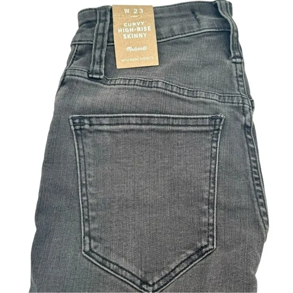 Madewell Curvy High-Rise Skinny Jeans | Standard | Black Sea | 23