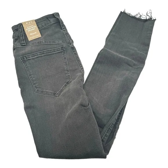 Madewell Curvy High-Rise Skinny Jeans | Standard | Black Sea | 23
