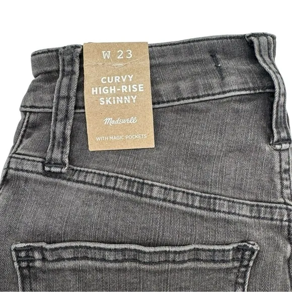 Madewell Curvy High-Rise Skinny Jeans | Standard | Black Sea | 23