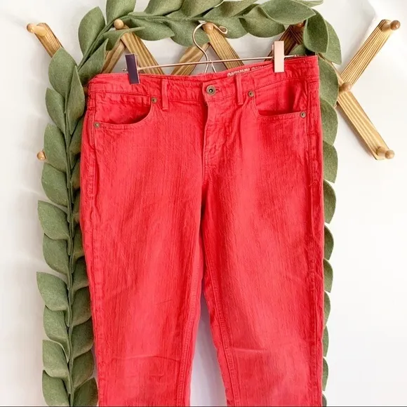Madewell Red Skinny Skinny Jeans