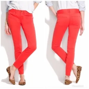 Madewell Red Skinny Skinny Jeans