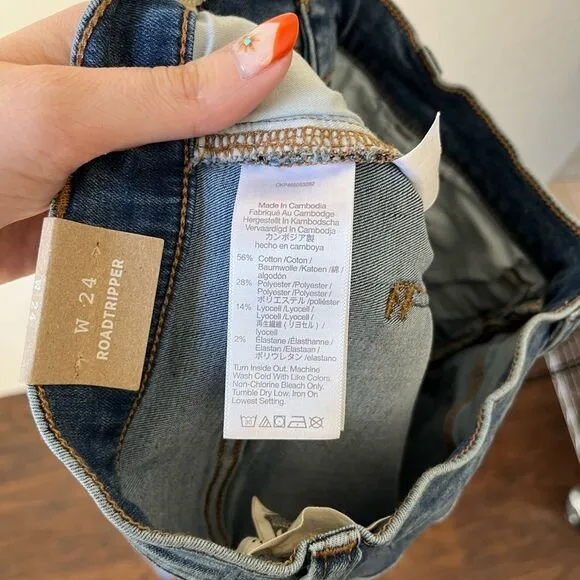 Madewell Roadtripper Super Soft Skinny Jeans Hastings Wash NWT