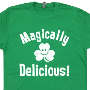 Magically Delicious T Shirt Funny Irish Saying T Shirt Lucky Charms 80s Cereal Tee