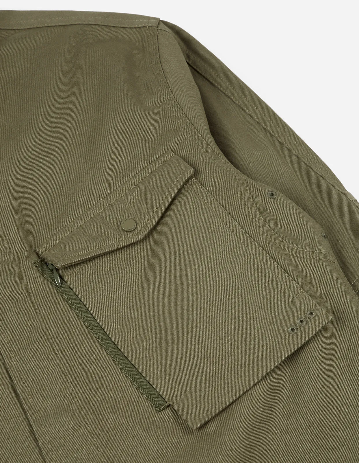 Maharishi Militype Organic Custom Shirt Olive