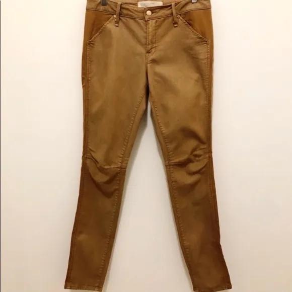 𝅺marc JACOBS Neutral brass Skinny Jeans rare