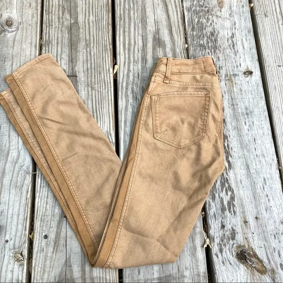 𝅺marc JACOBS Neutral brass Skinny Jeans rare