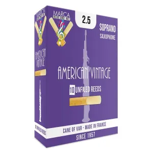 Marca American Vintage Reeds ~ 10 pack ~ Soprano Sax ~ 2.5
