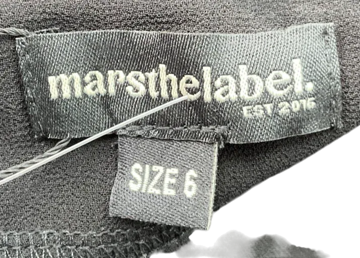 Mars the Label Black The Gianna Mini Dress UK 6