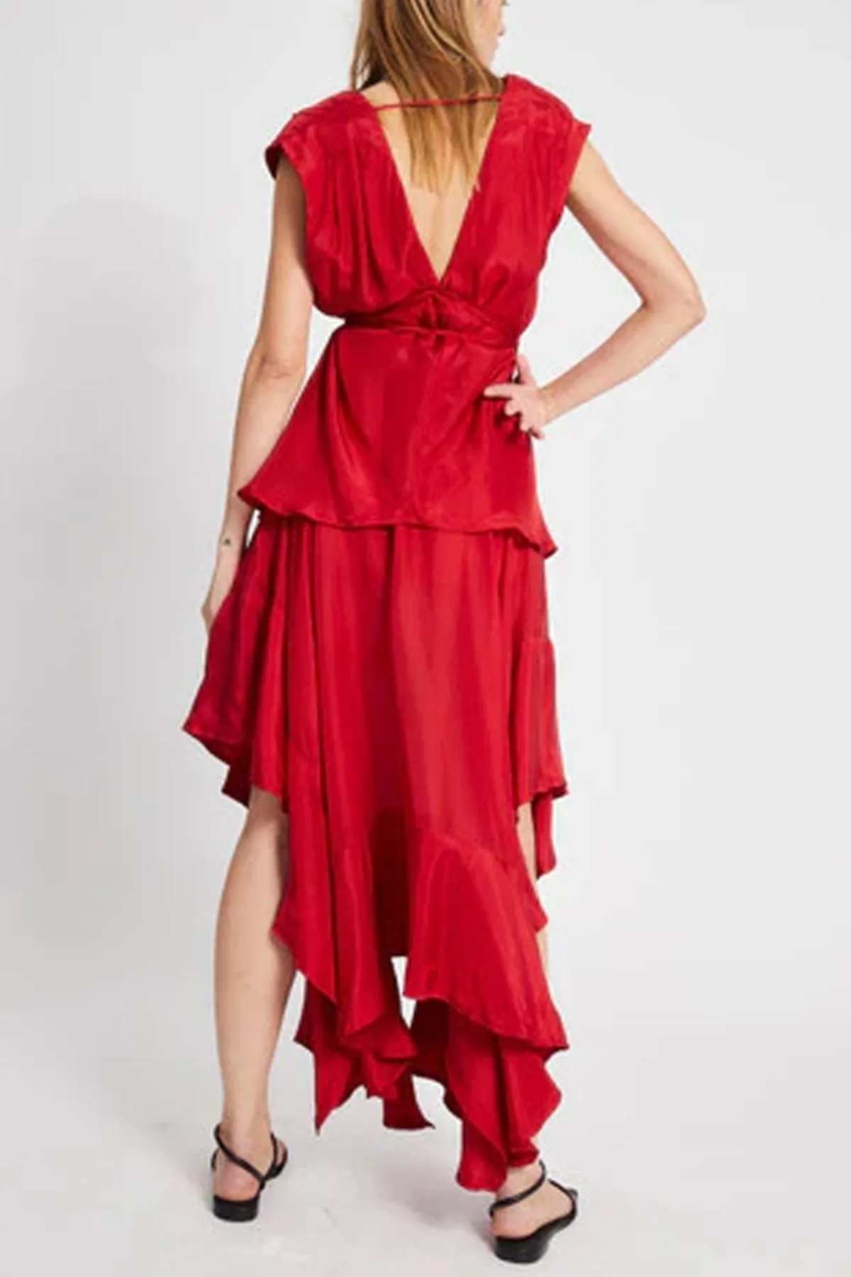 Mataro Matilde Top in Red