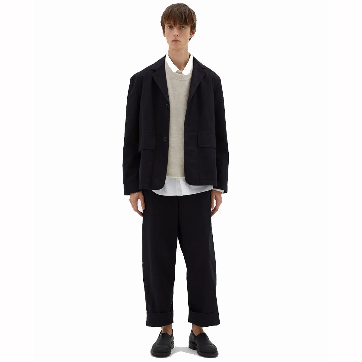 MHL Flap Pocket Twill Blazer Indigo