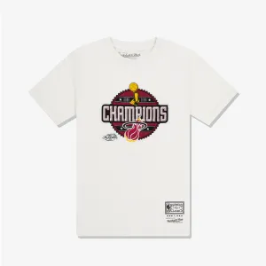 Miami Heat Vintage 2006 Champs Tee - Vintage White