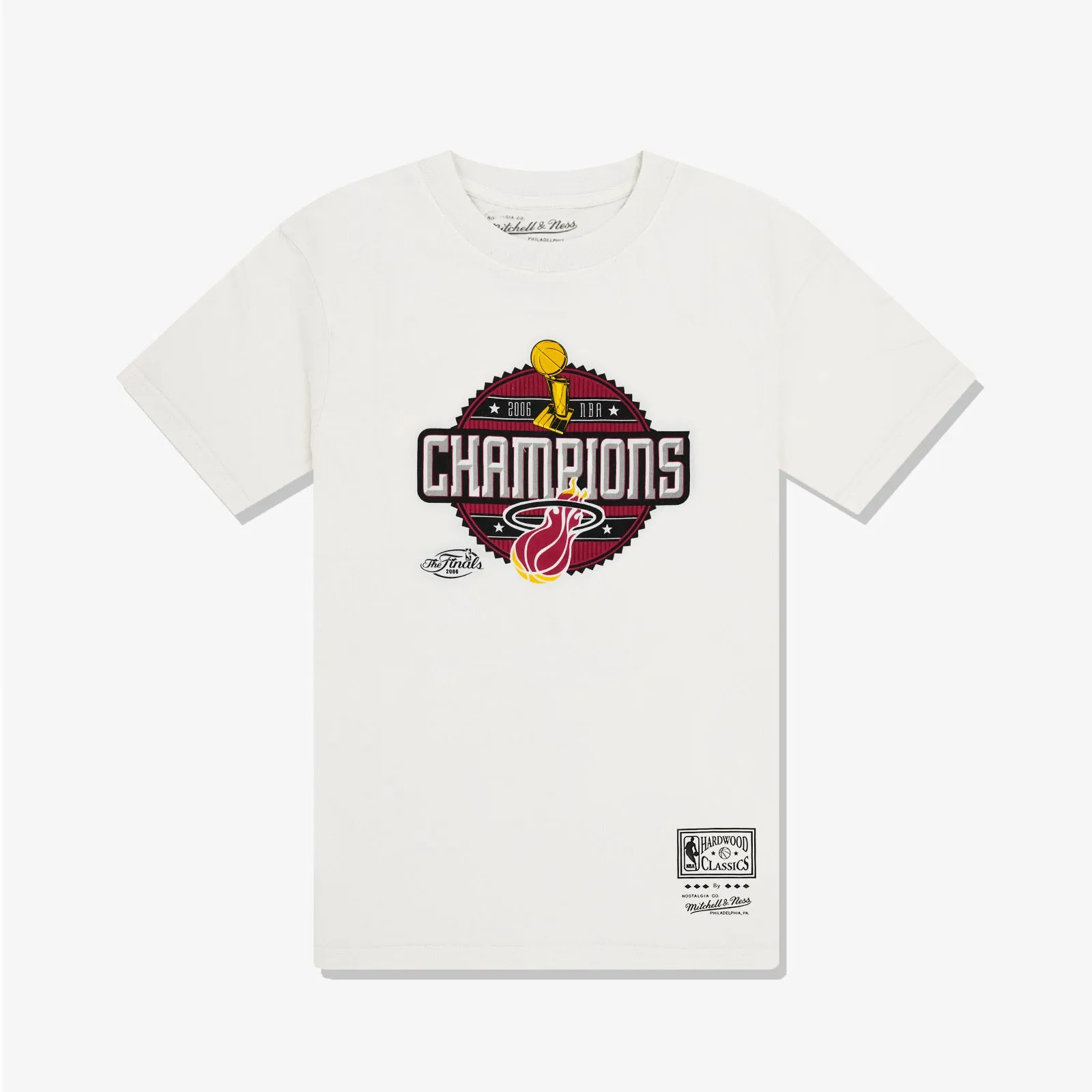 Miami Heat Vintage 2006 Champs Tee - Vintage White