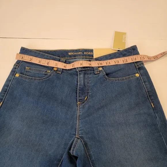 Michael Kors Izzy Skinny Jeans Size 2 NWT! MEDIUM Wash
