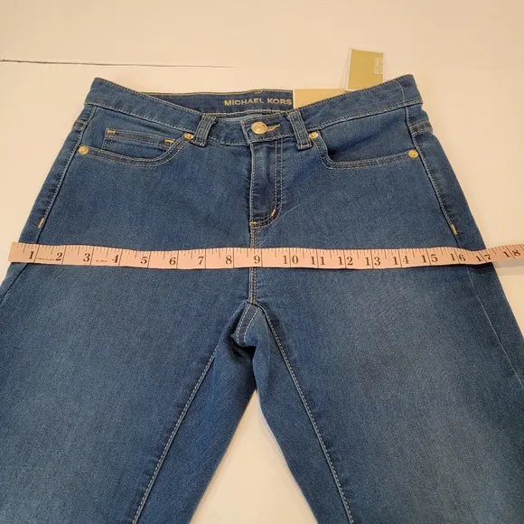 Michael Kors Izzy Skinny Jeans Size 2 NWT! MEDIUM Wash