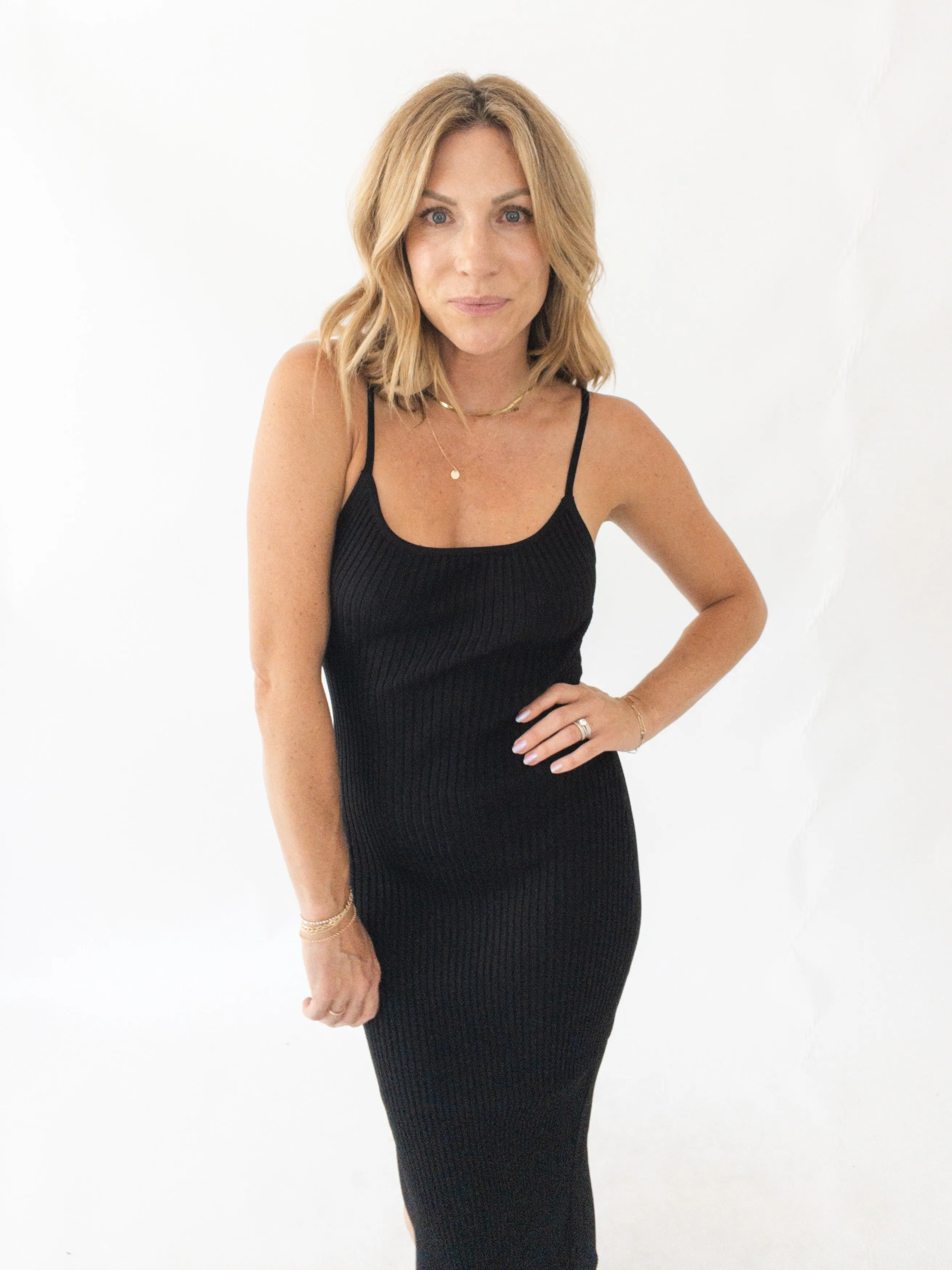 Midnight Moves Midi Dress
