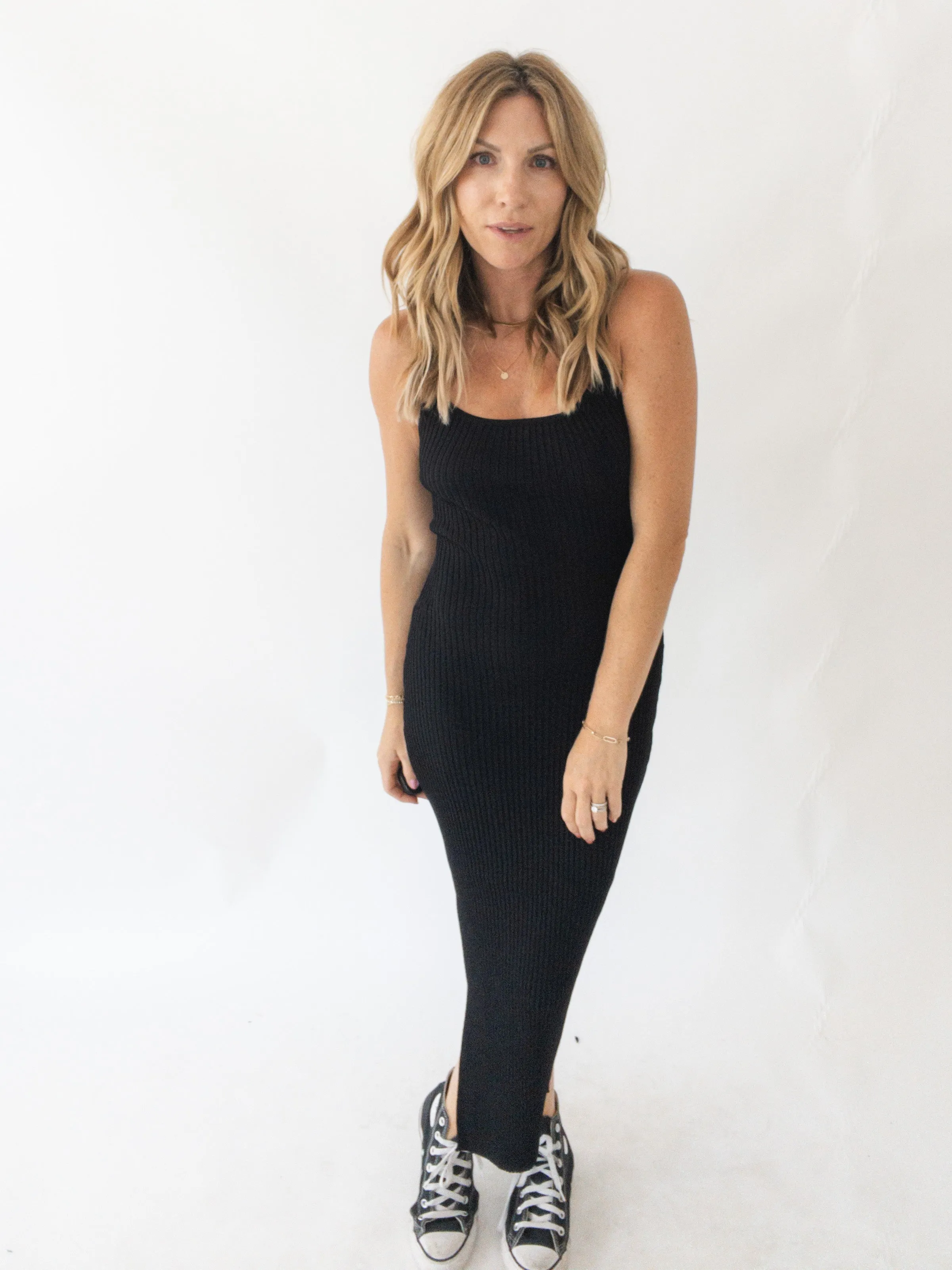 Midnight Moves Midi Dress