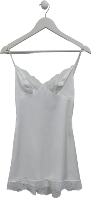 Mixedgals White Aisha Mini Dress UK S