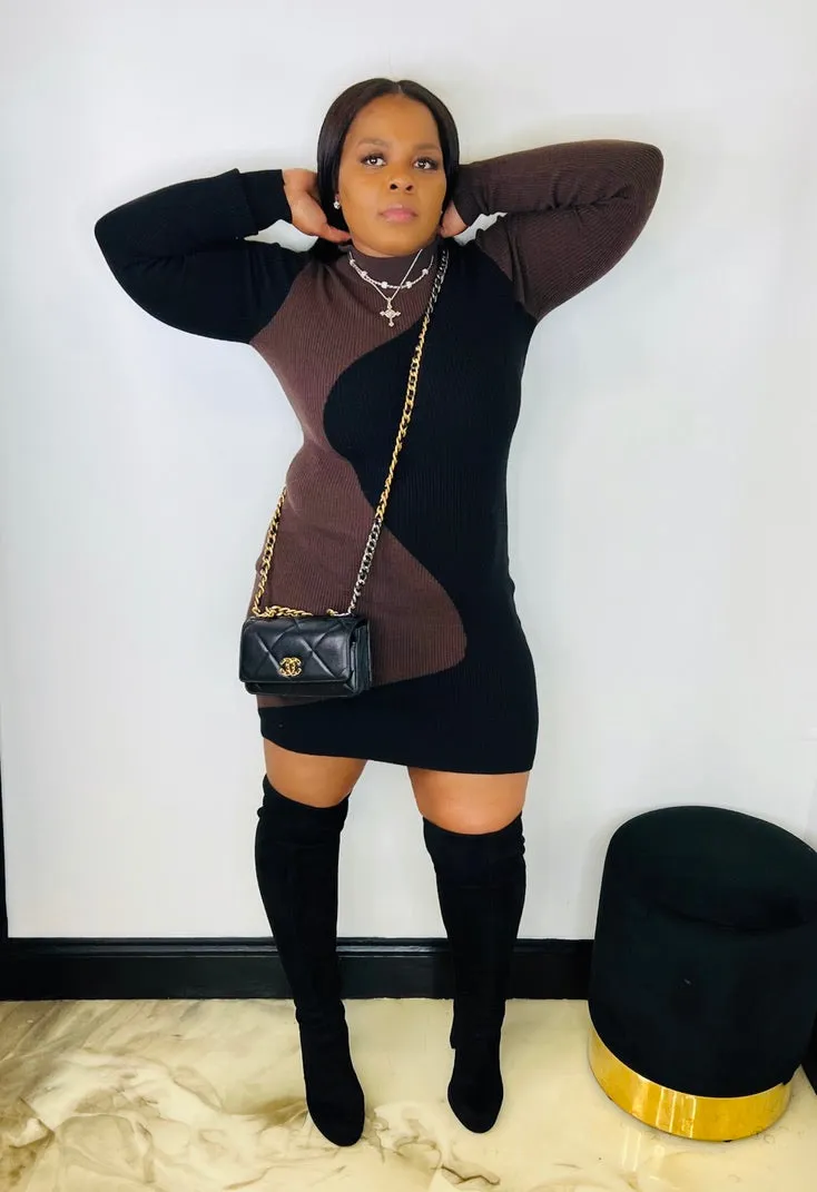 Mocha Mix Dress