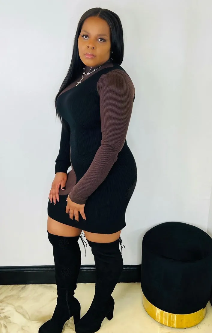 Mocha Mix Dress