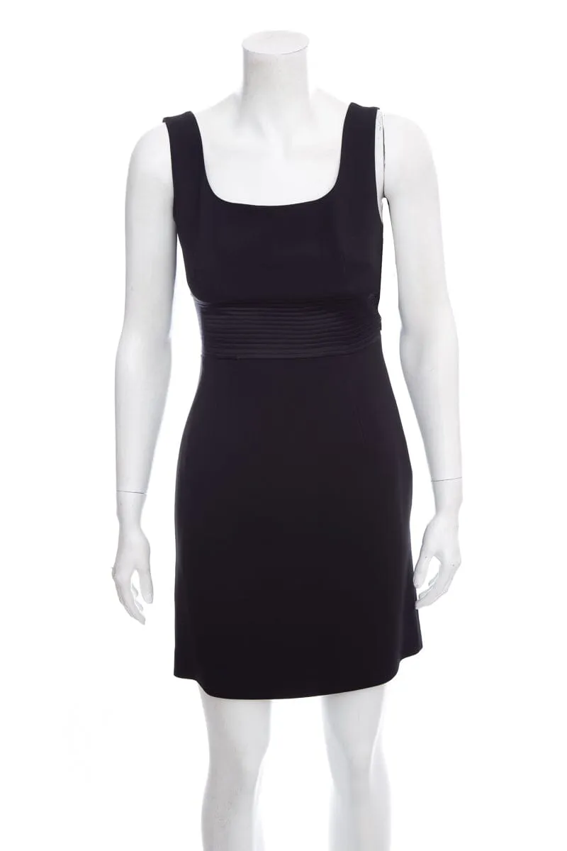 Moschino Black Mini Sleeveless Dress SZ 6