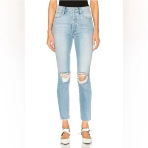 MOTHER X MIRANDA Easy Does It Jeans - Thanks for Everything Wash Women’s Size 31