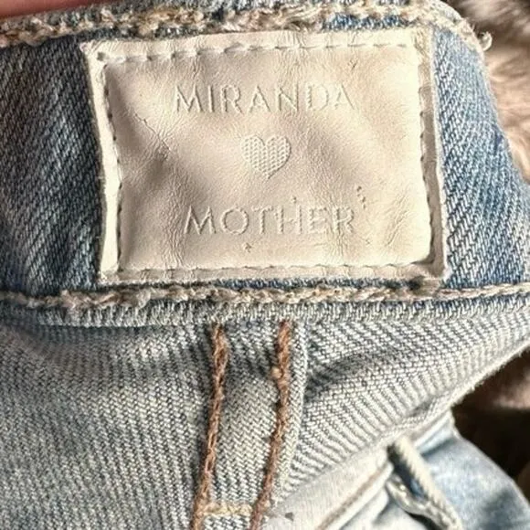 MOTHER X MIRANDA Easy Does It Jeans - Thanks for Everything Wash Women’s Size 31