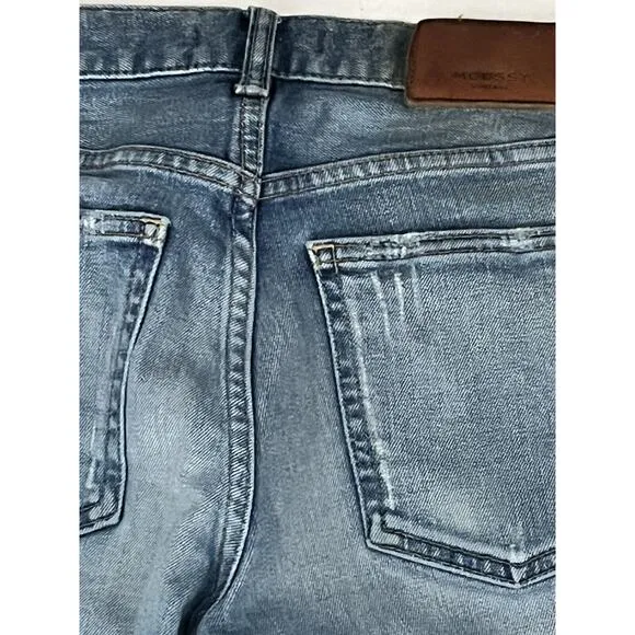 Moussy Vintage Velma Skinny Jeans •Women 25• Japanese Denim Ripped Distressed