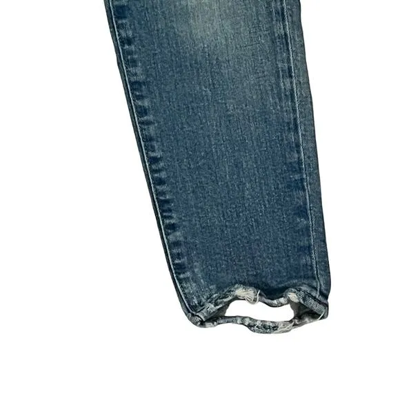 Moussy Vintage Velma Skinny Jeans •Women 25• Japanese Denim Ripped Distressed