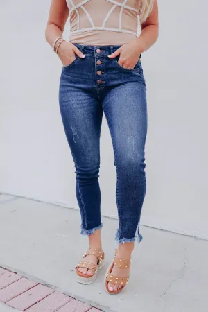 Nash Raw Hem Skinny Jeans