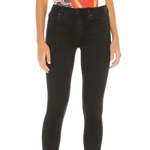 NWT BlankNYC Night Mania Black The Bond Mid Rise Skinny Jeans 26
