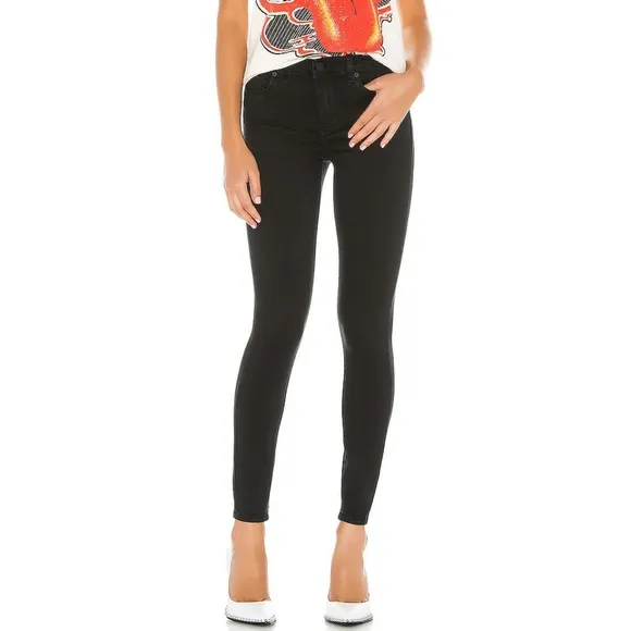NWT BlankNYC Night Mania Black The Bond Mid Rise Skinny Jeans 26