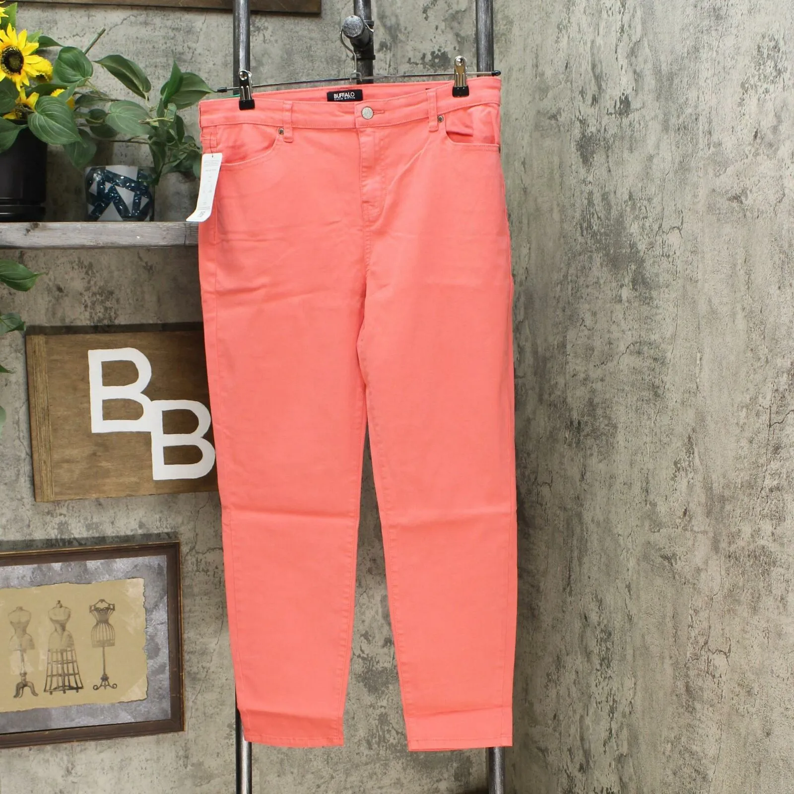 NWT Buffalo Women's Havana High Rise Soft Stretch Ankle Skinny Jeans. 1372401 12