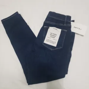 NWT Frame Le High Skinny Crop Dark Denim Jeans