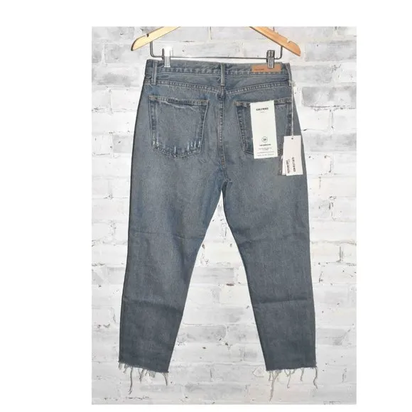 NWT! GRLFRND Karolina High Rise Skinny Petite Super Distressed Ripped Jeans