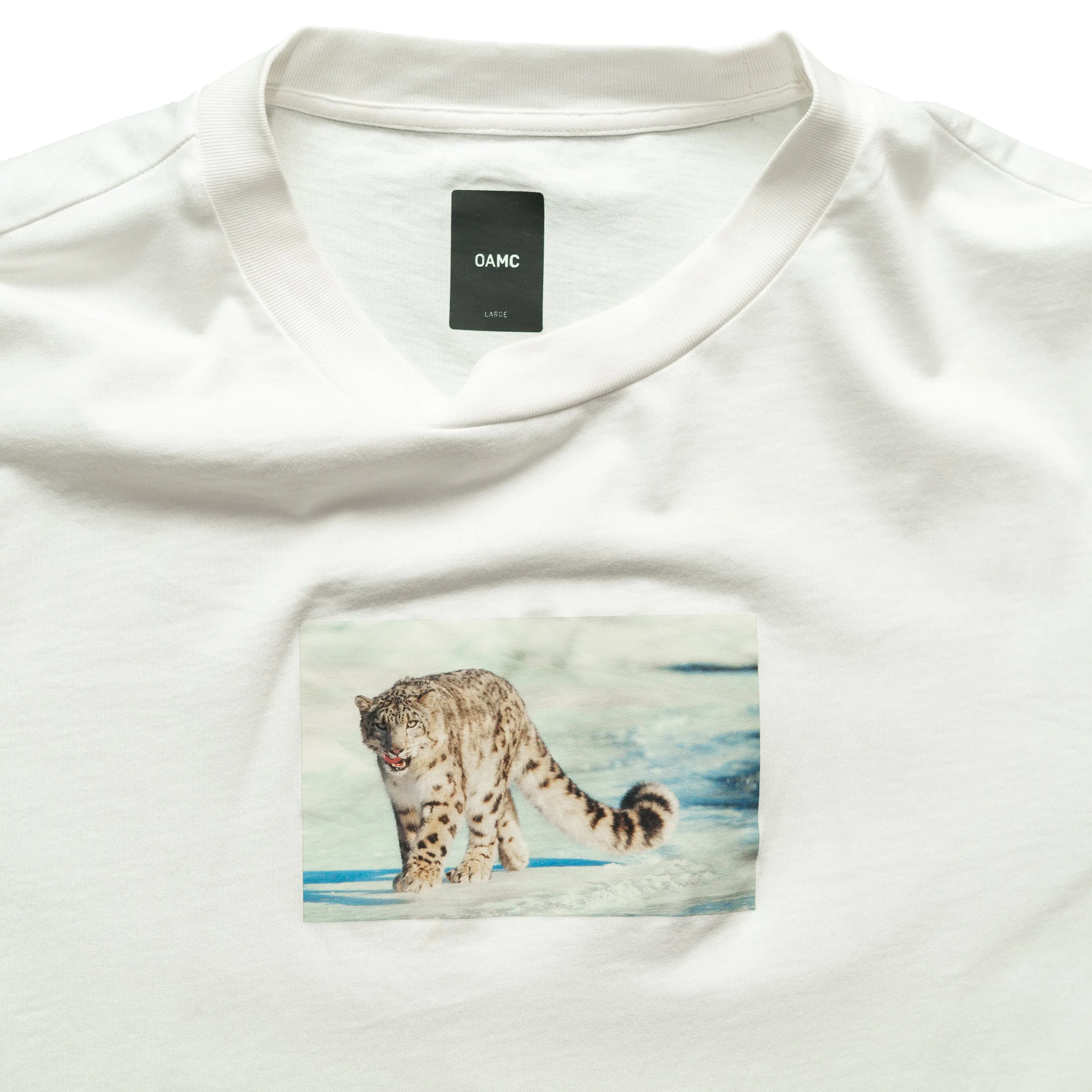 OAMC SNOW LEOPARD "SAGARMATHA" T-SHIRT (Men's Large)