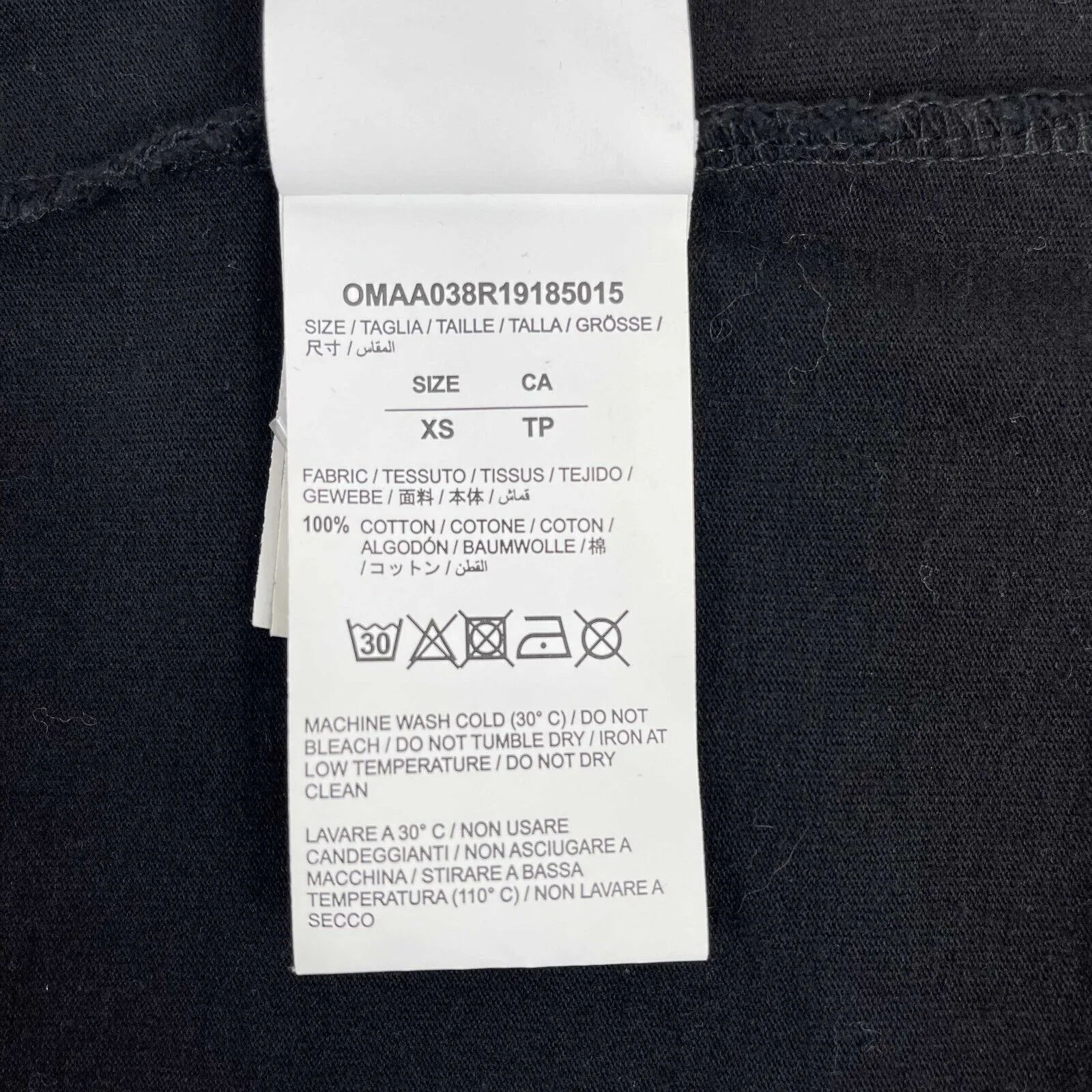 Off-White - 2019 Impressionism T-Shirt - Black - Size XS