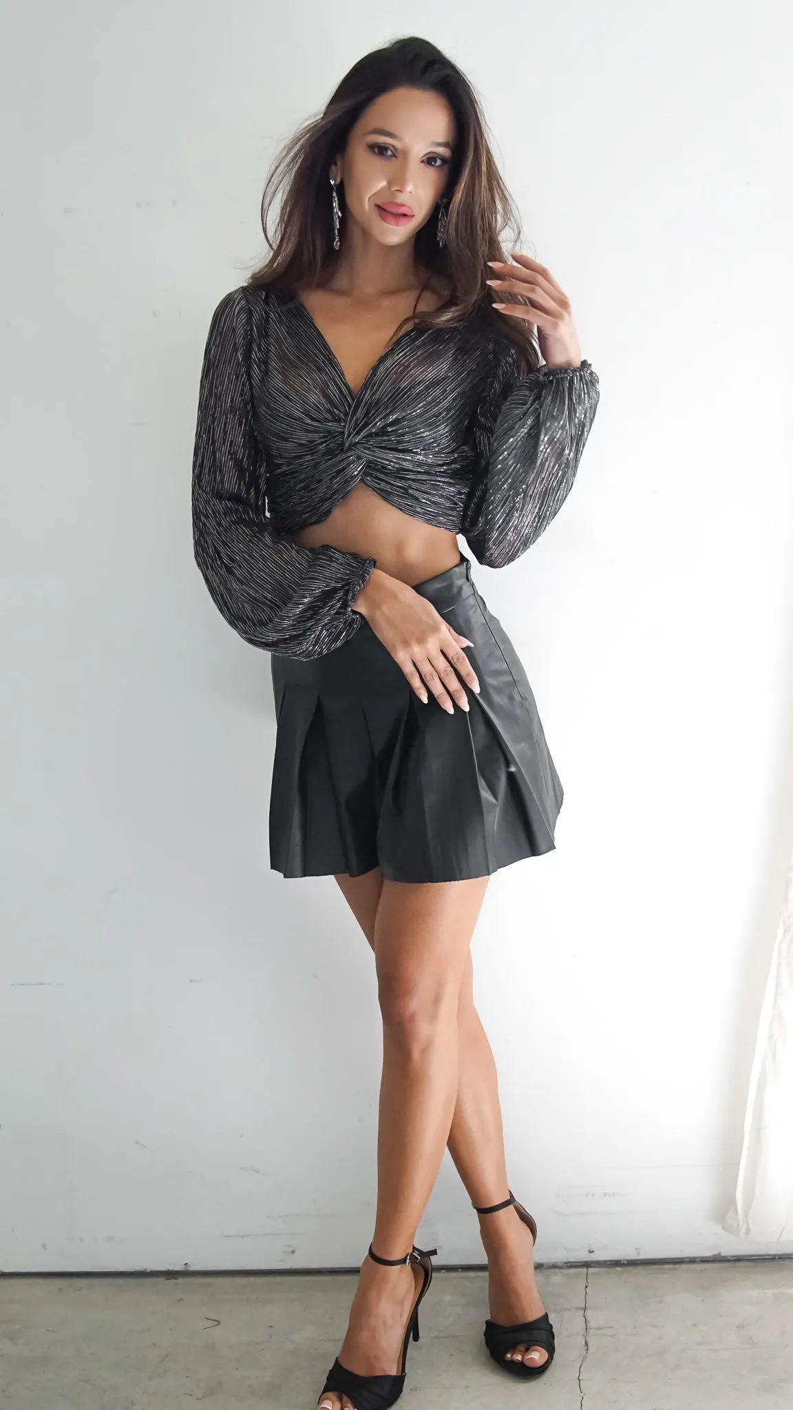 Ondine Cropped Longsleeve Top