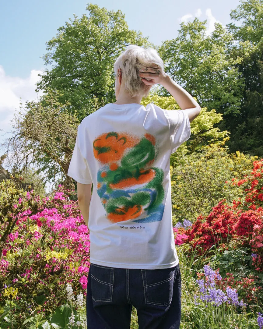 Other Side Store 'Tropical' Tee - White