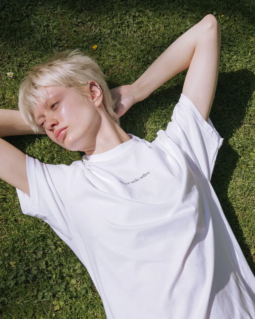 Other Side Store 'Tropical' Tee - White